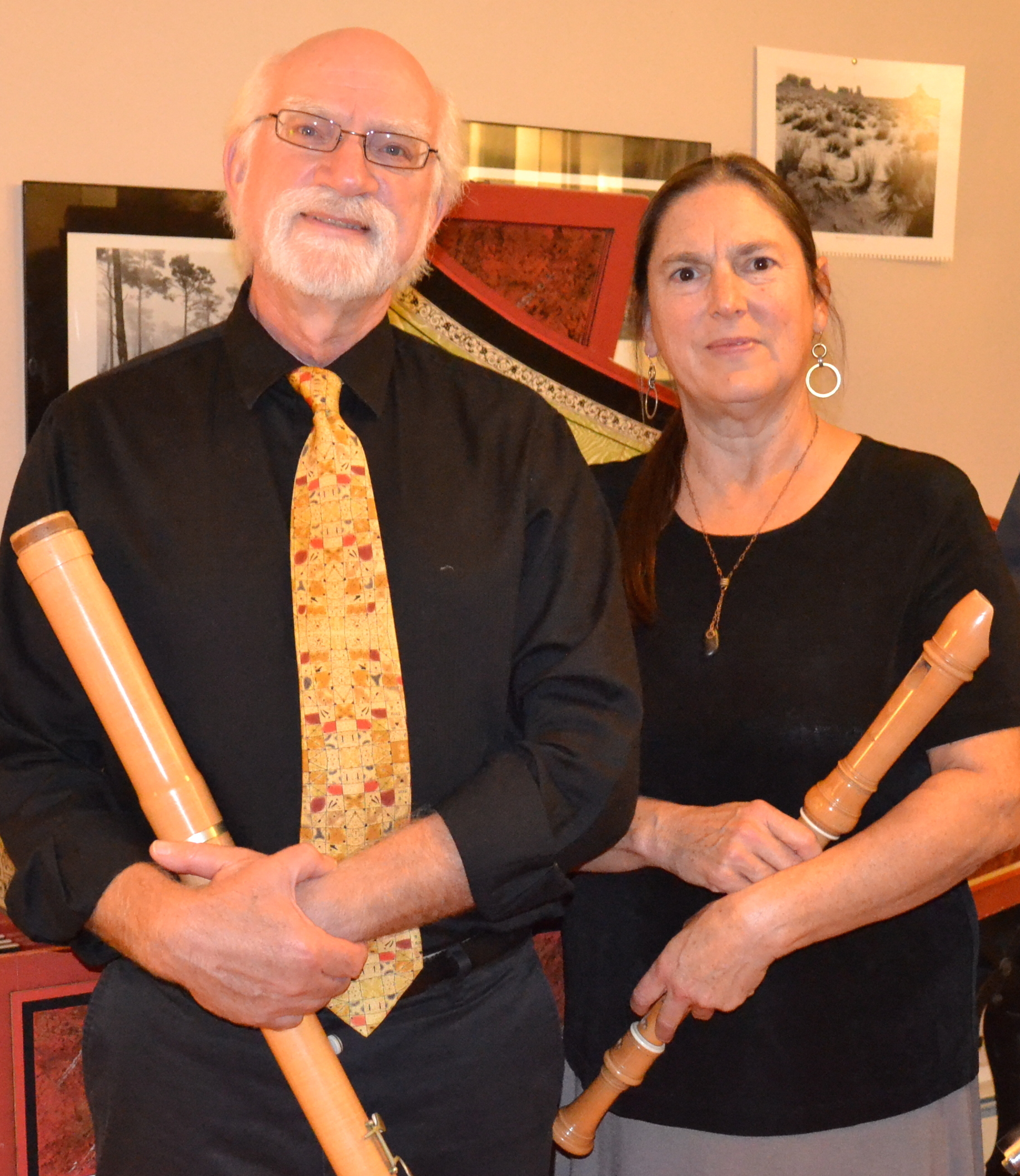 Kathy and Steven Light with recorders