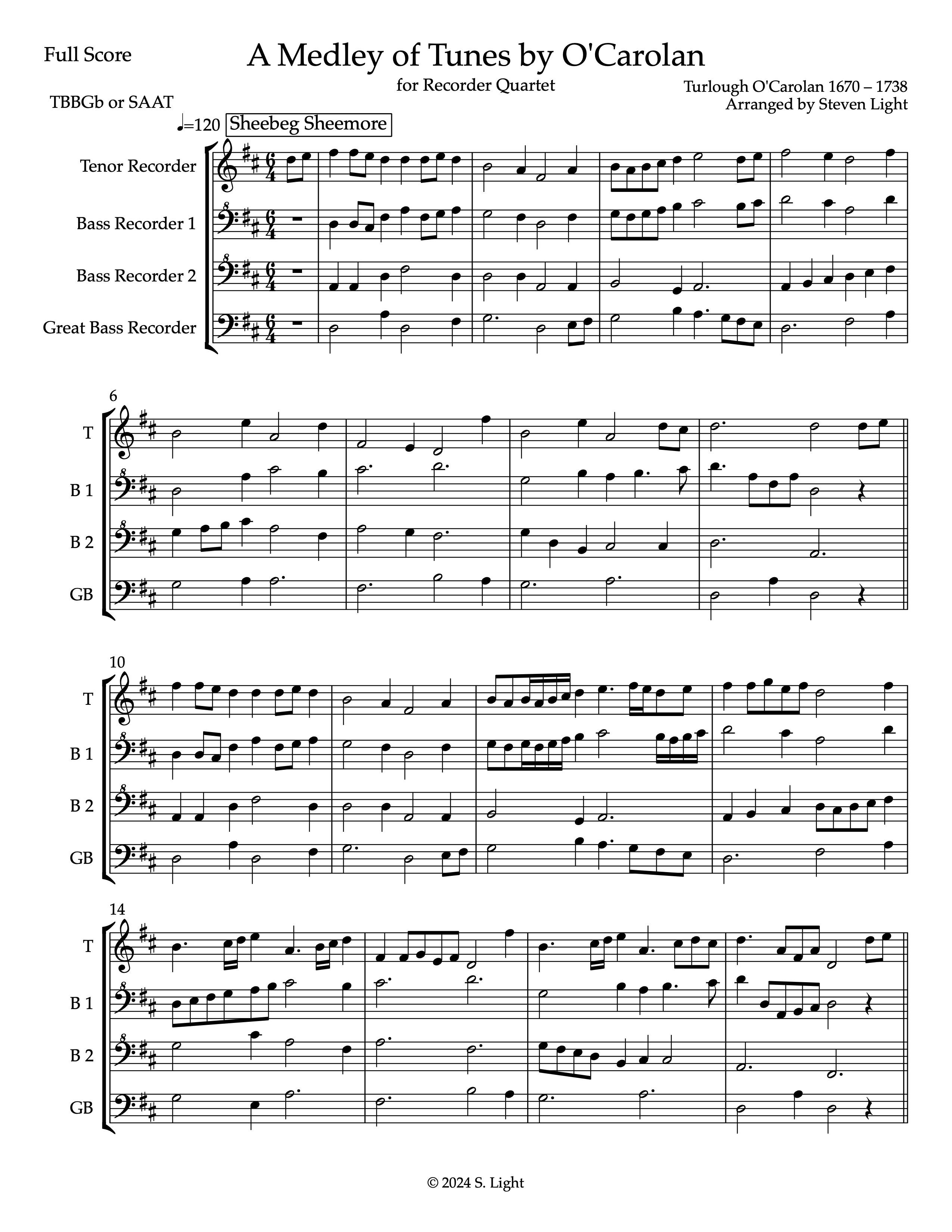 Preview image for O’Carolan Medley