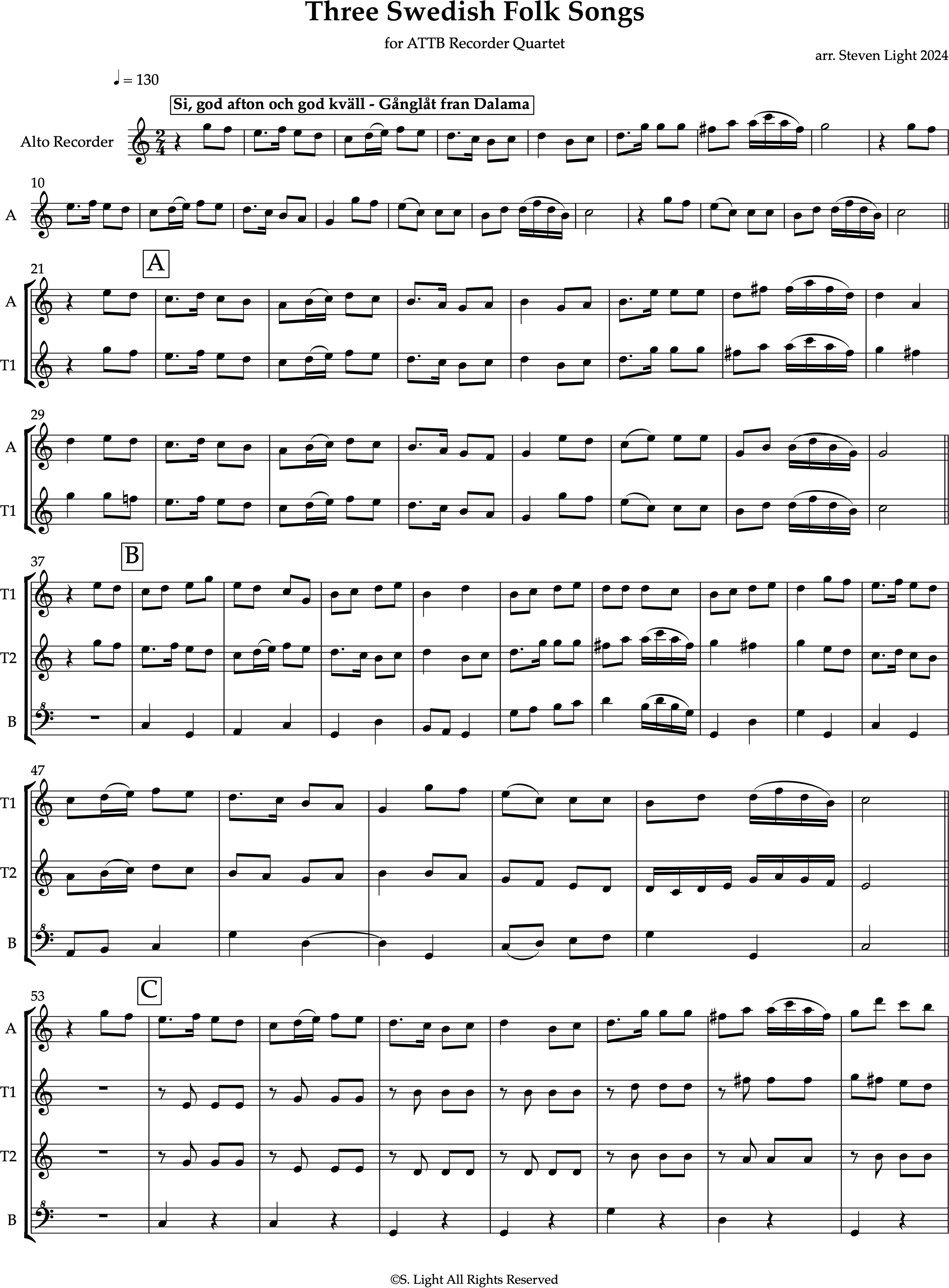 Preview image for Three Swedish Tunes