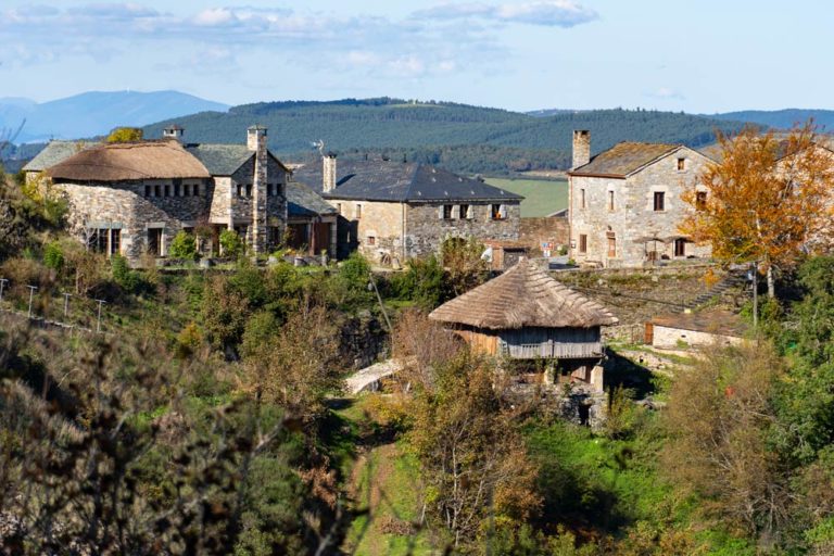 Village of O Cebreiro in Galicia
