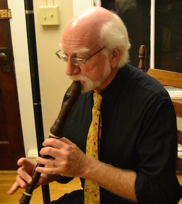 Steven Light playing recorder